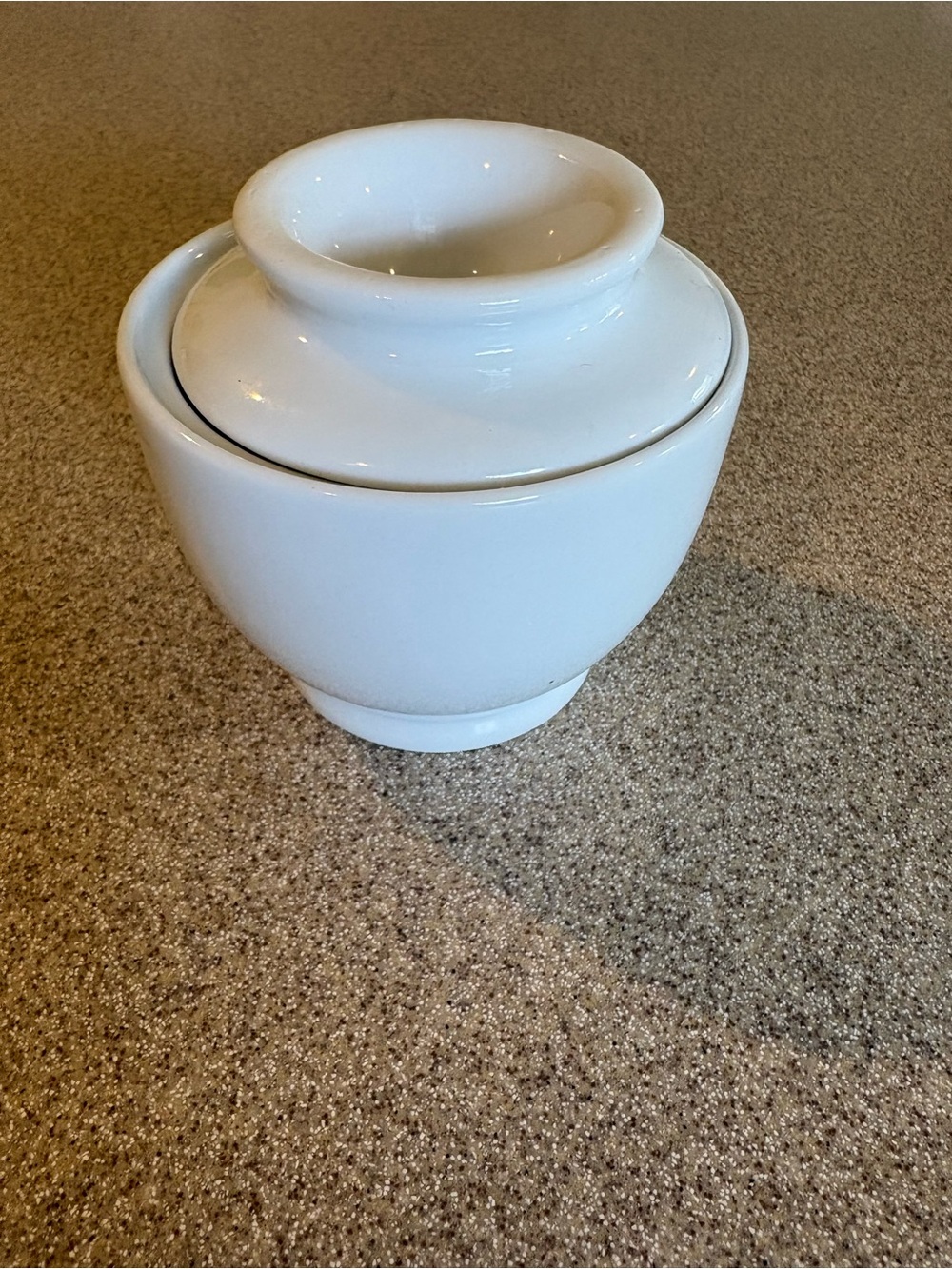 White Ceramic Butter Bell